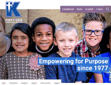 Tablet Screenshot of kingsgateschool.com